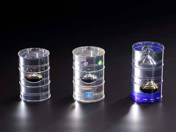 水晶油桶展示 水晶油桶展示